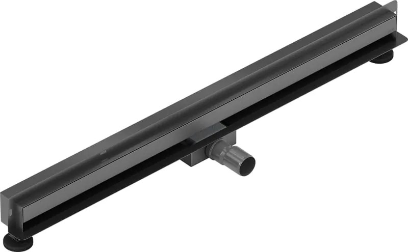 Mexen Flat Wall odpływ liniowy ścienny 2w1 100 cm, gun gray szczotkowany - 1E30100