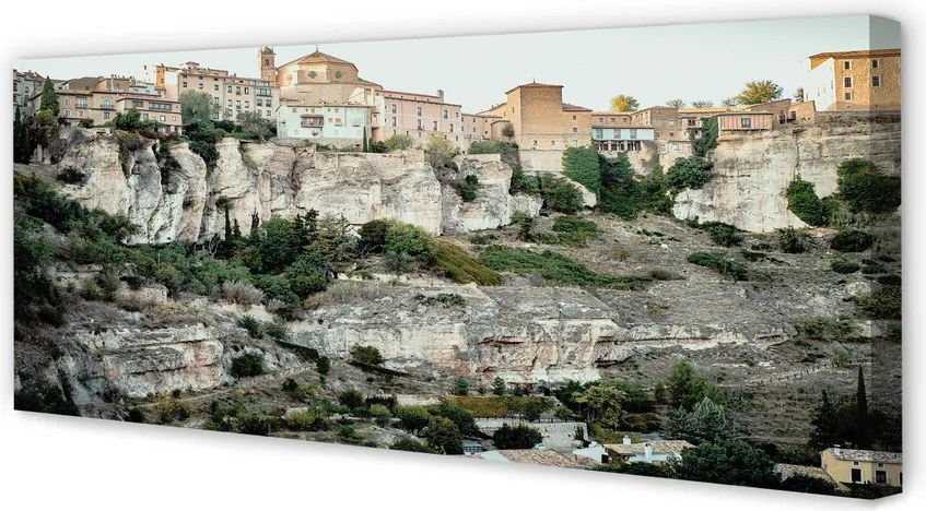 Zdjęcie na płótnie Górska Panorama Hiszpańskiego Miasta