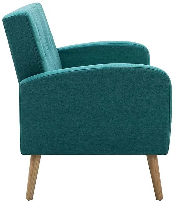 Trzyosobowa sofa pikowana zielona - Umberro 3Q