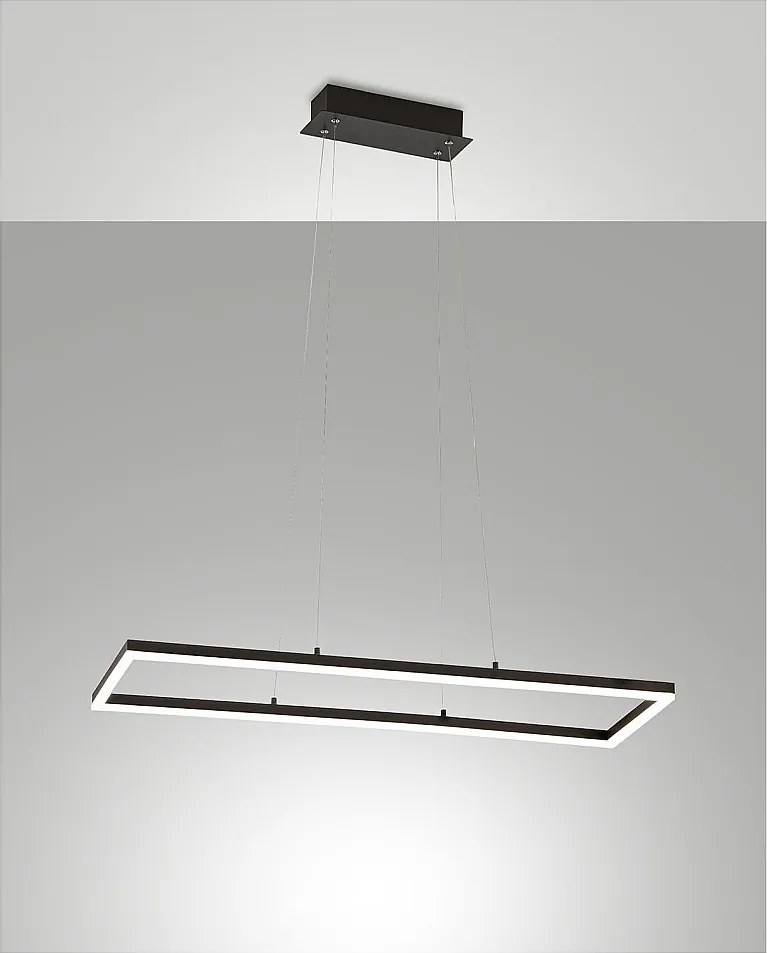Lampa sufitowa wisząca LED Bard 52W czarna 3394-45-101 Fabas Luce