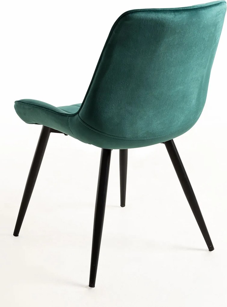 Zestaw 4 Krzese Lene Aksamitne