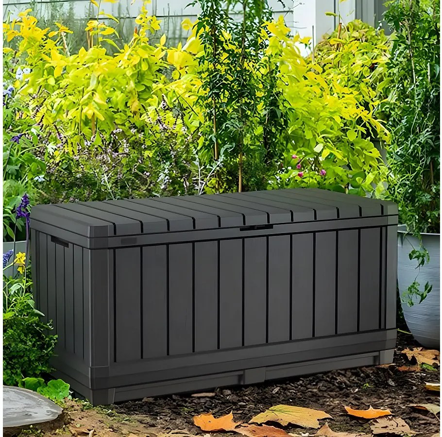 Skrzynia ogrodowa Keter Kentwood 350L, grafit