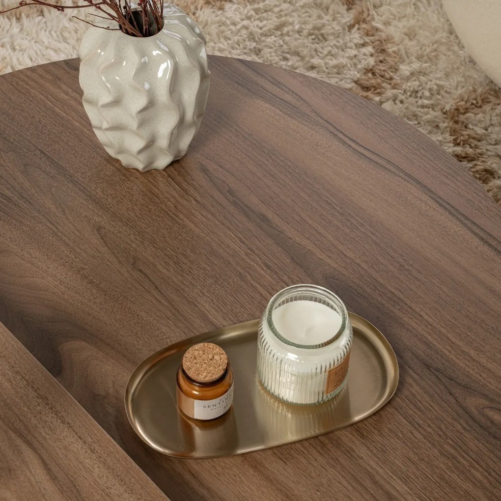 Stolik kawowy Orion Walnut White