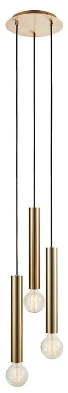 Lampa wisząca w kolorze złota z metalowym kloszem 25x25 cm Sencillo – Markslöjd