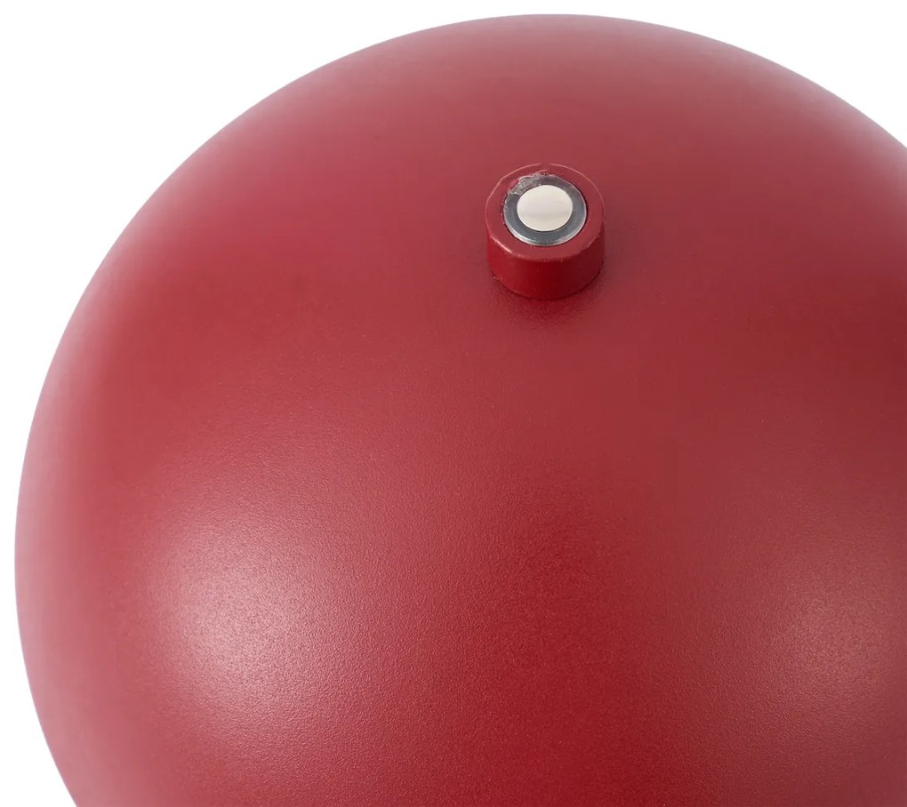 Zewnetrzna Zewnętrzna lampa stołowa ciemnoczerwona z LED, 3-stopniowy ściemniacz, IP44, ładowalna - Keira Nowoczesny Oswietlenie zewnetrzne