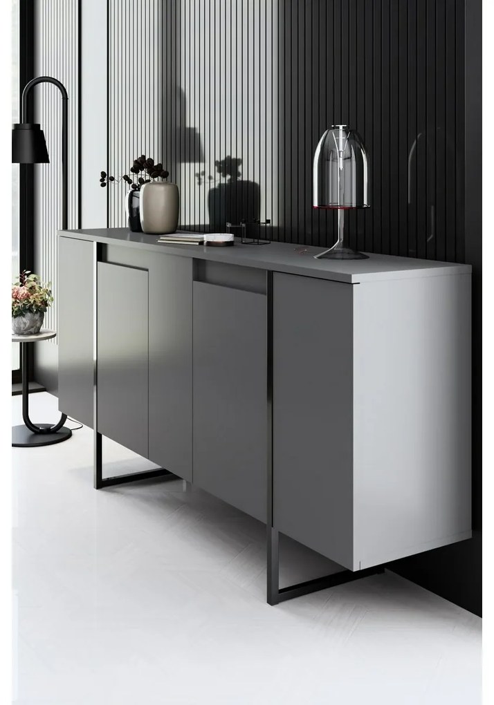 Szafka Luxe Anthracite and Black