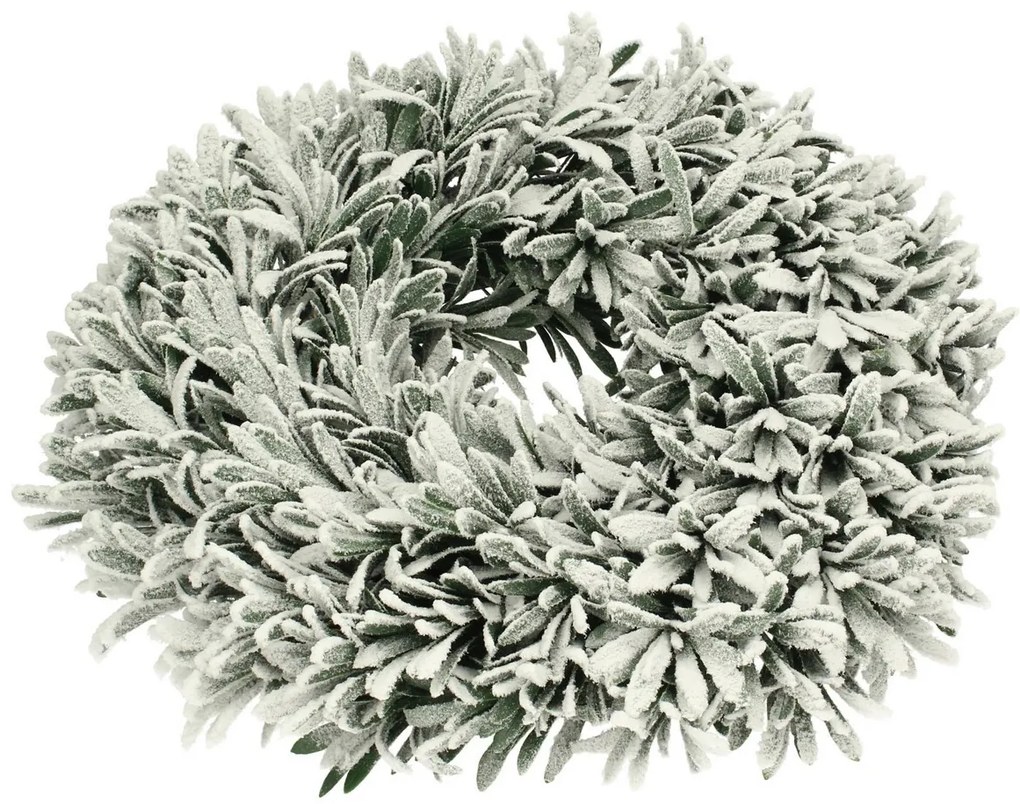Wianek White Christmas ⌀40cm