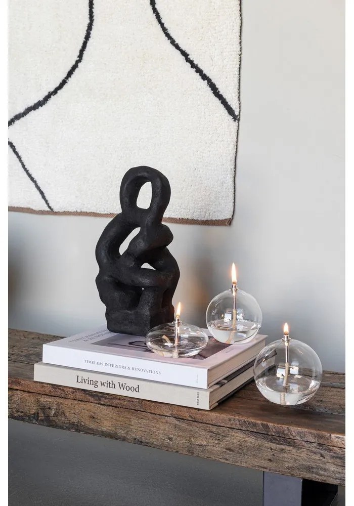 Szklana lampa olejna (wysokość 11 cm) Aura – Mette Ditmer Denmark