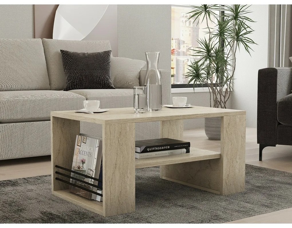 Stolik konferencyjny Iris Travertine