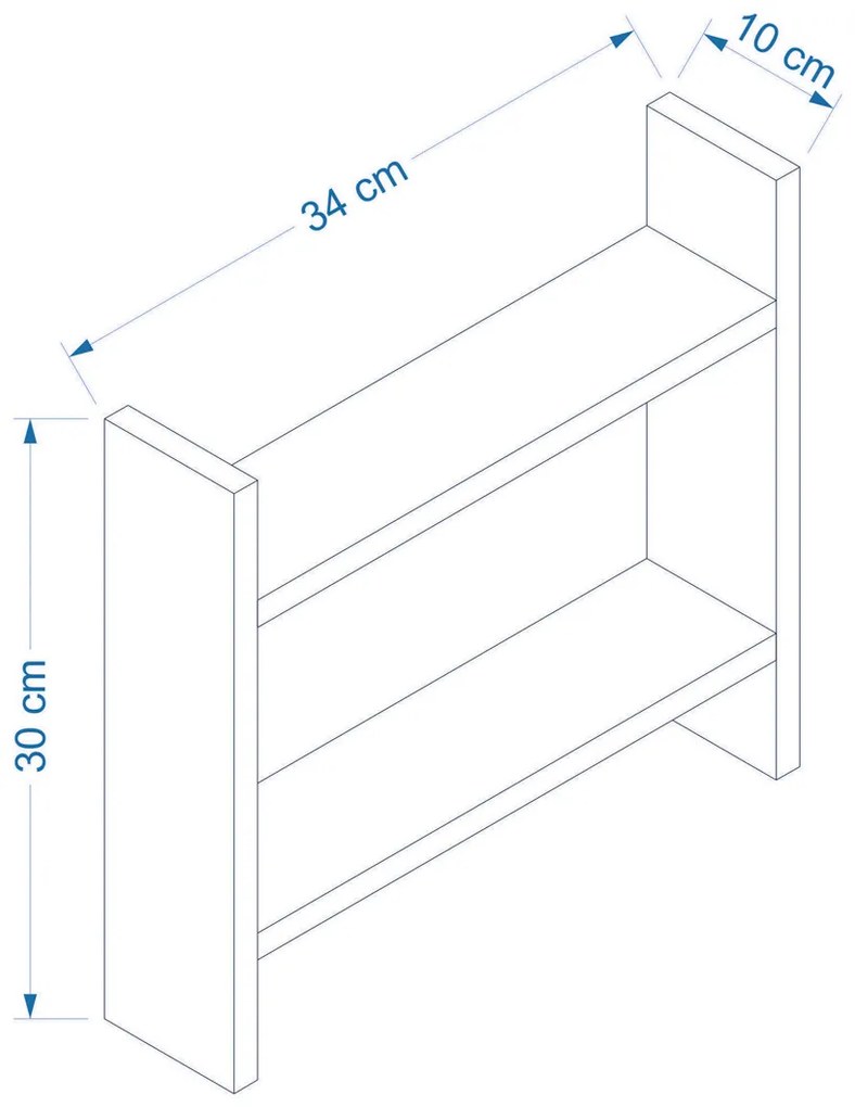 Półka kuchenna Denver Sapphire Oak