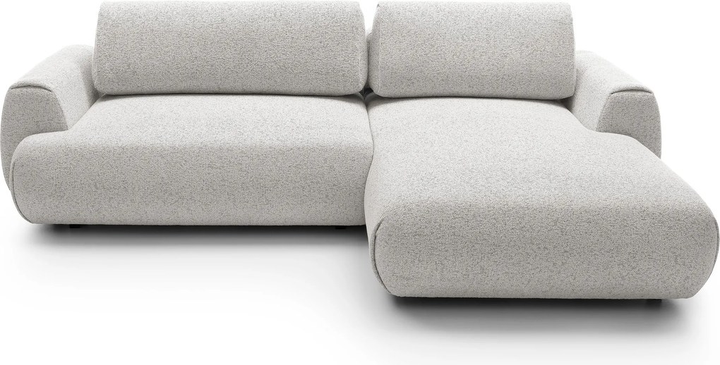 Masseno Narożnik ZEST z funkcją spania i pojemnikiem na pościel Narozniki L, Rozkładana sofa - Szary, PUENTE 80