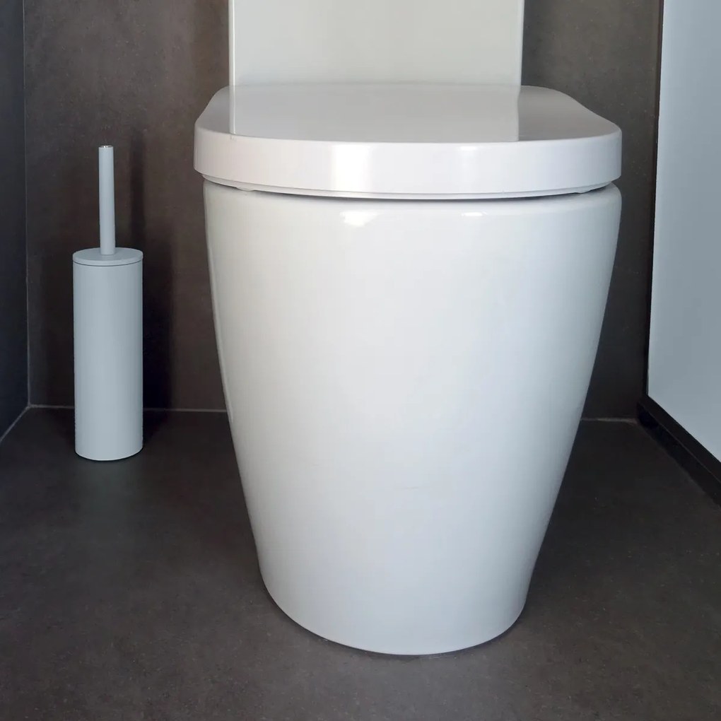 Spirella szczotka do WC Akira, matowa lodowatoniebieska