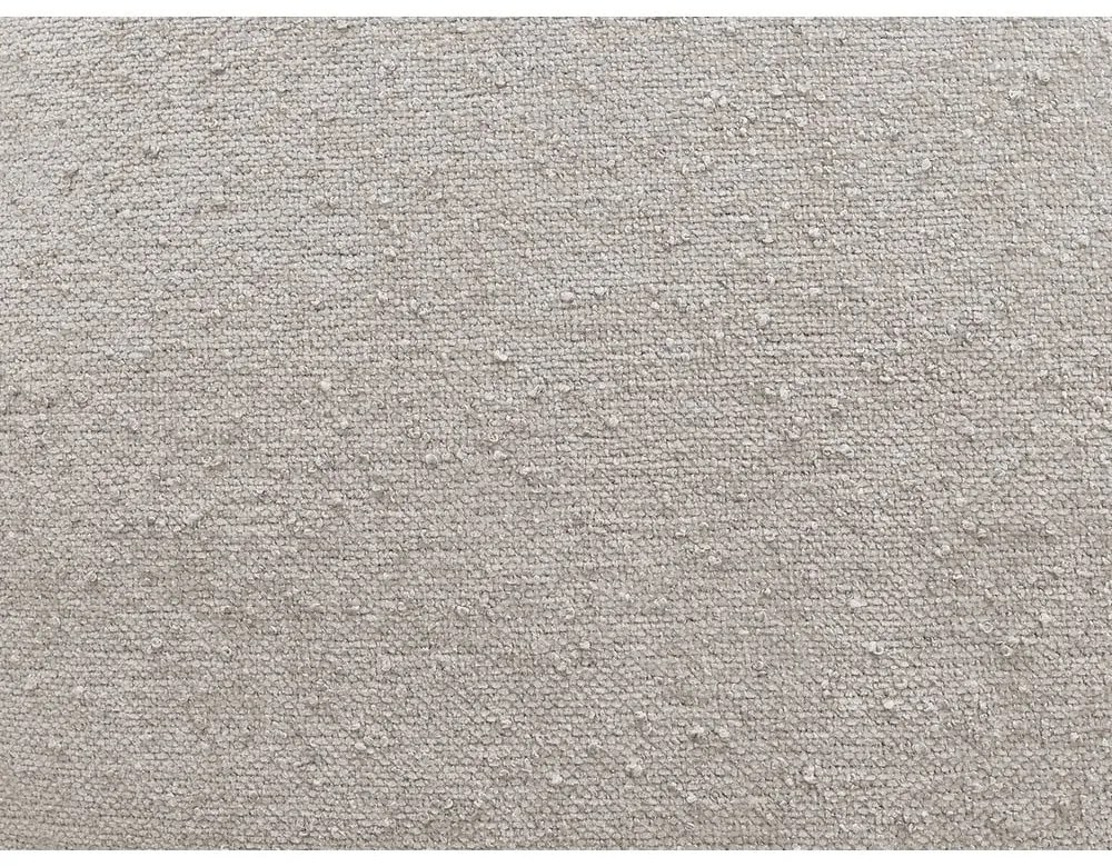 Beżowy podnóżek z materiału bouclé Everest – Bobochic Paris