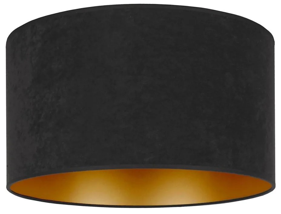 Duolla - Lampa sufitowa ROLLER 1xE27/15W/230V pr. 40 cm czarno-złota