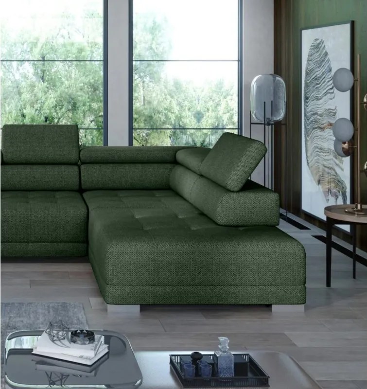 Narożnik CAMPO XL elektryczną regulacją siedziska w WERSAL