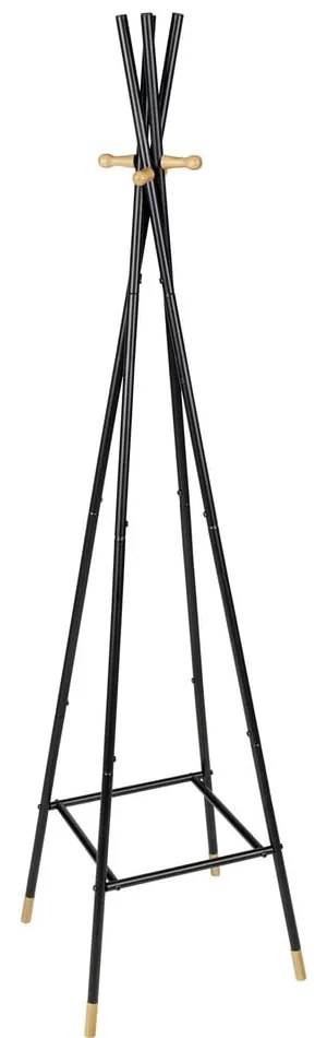 Czarny metalowy wieszak Loft – Wenko