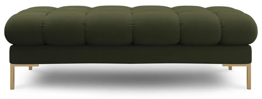 Zielona tapicerowana ławka Bali – Cosmopolitan Design