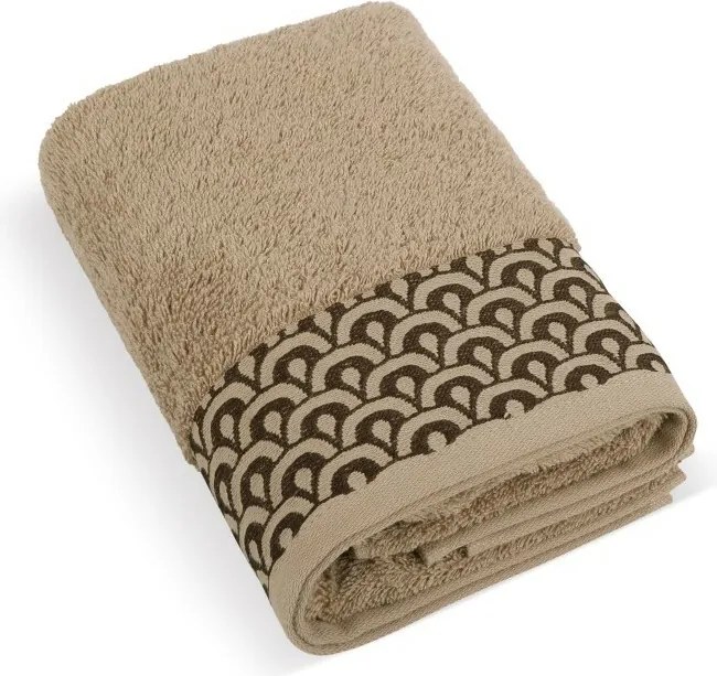 Bellatex Ręcznik kąpielowy frotte Koronka, 70 x 140 cm, 70 x 140 cm