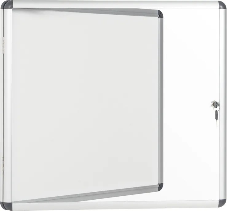 Gablota wewnętrzna z białą powierzchnią magnetyczną, 720 x 674 mm