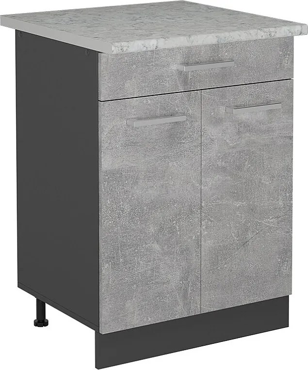 Szafka dolna do kuchni beton 60x60x81.6 r-line