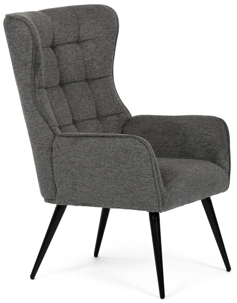 Fotel relaksacyjny 315 GREY2, ciemnoszary