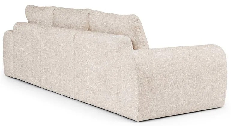 Kremowa sofa z materiału bouclé 287 cm Mirel – Rodier