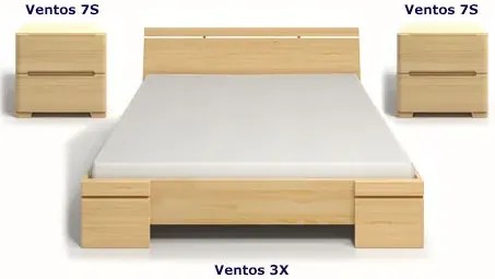 Komplet drewnianych mebli do sypialni E7-E90