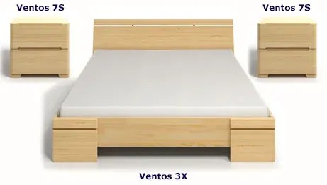 Komplet drewnianych mebli do sypialni Venturo