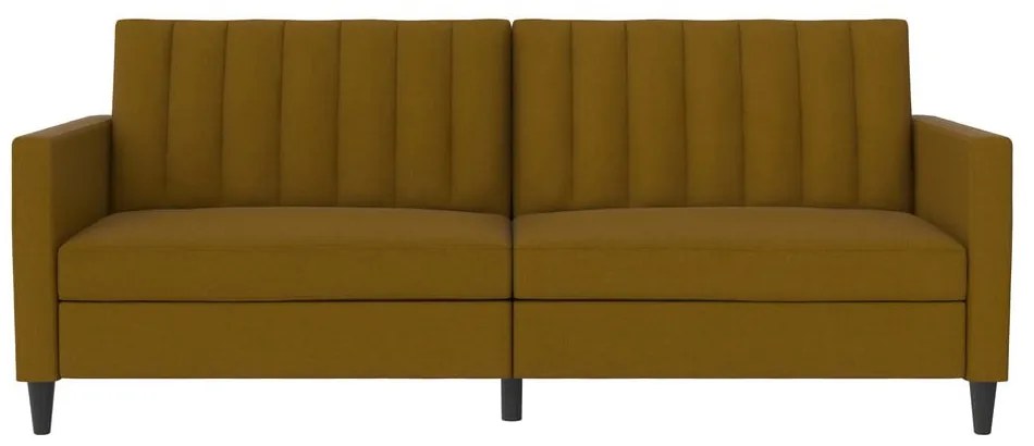 Żółta rozkładana sofa 86 cm Celine – Støraa