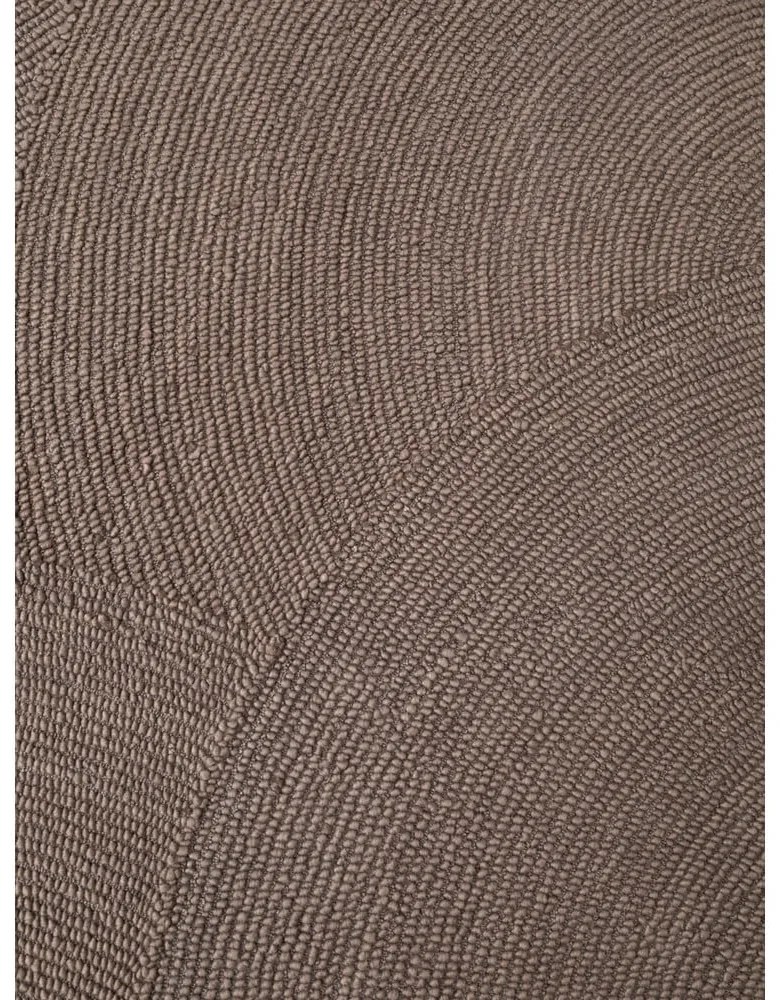 Szarobrązowy wełniany dywan tkany ręcznie 80x150 cm Eleni Taupe – Hanse Home