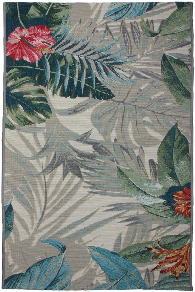 Dywan Capri Foam Hibiskus Podgumowany 075x150 Prostokąt