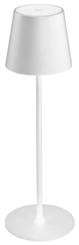 LED Ściemnialna zewnętrzna lampa stołowa ED/4W/4000 mAh 3000/4000/5500K IP44 biała