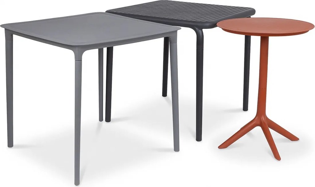 Plastikowy stół do ogrodu Rimo 60, prostokątny