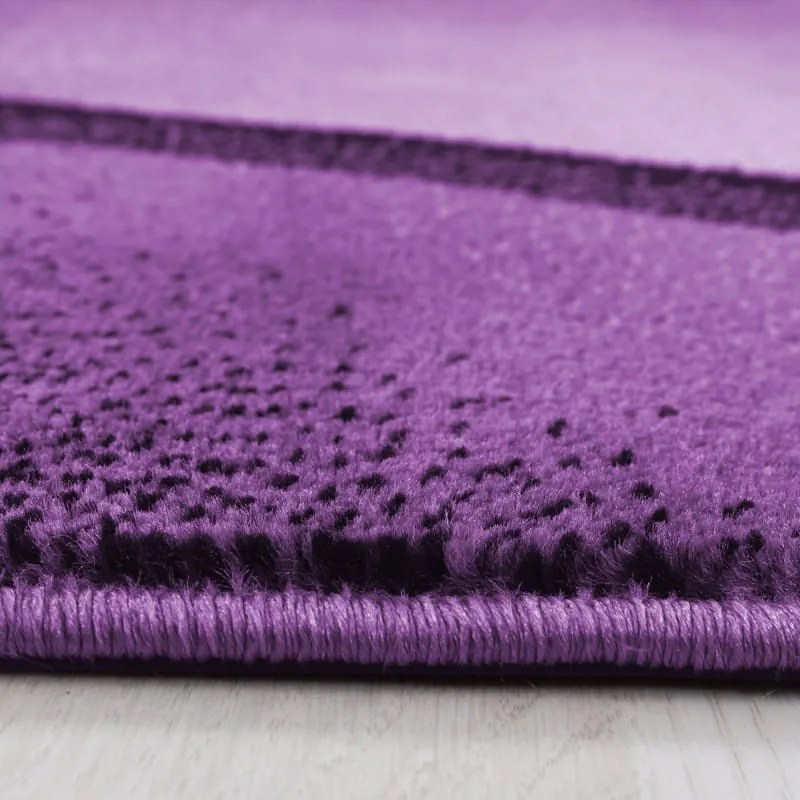 Dywan nowoczesny Plus Linie fioletowy 120 cm x 170 cm