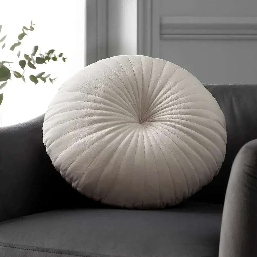 Aksamitna poduszka dekoracyjna ø 40 cm Round Soft Touch – Catherine Lansfield