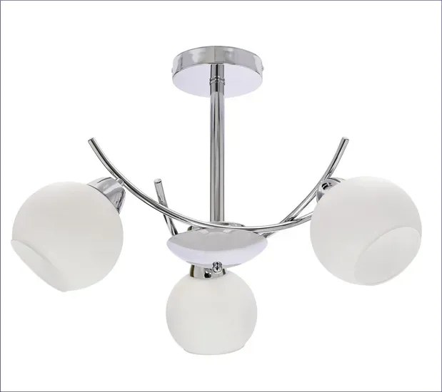 Nowoczesna wisząca lampa z trzema kloszami - 7X M071 T1-D52