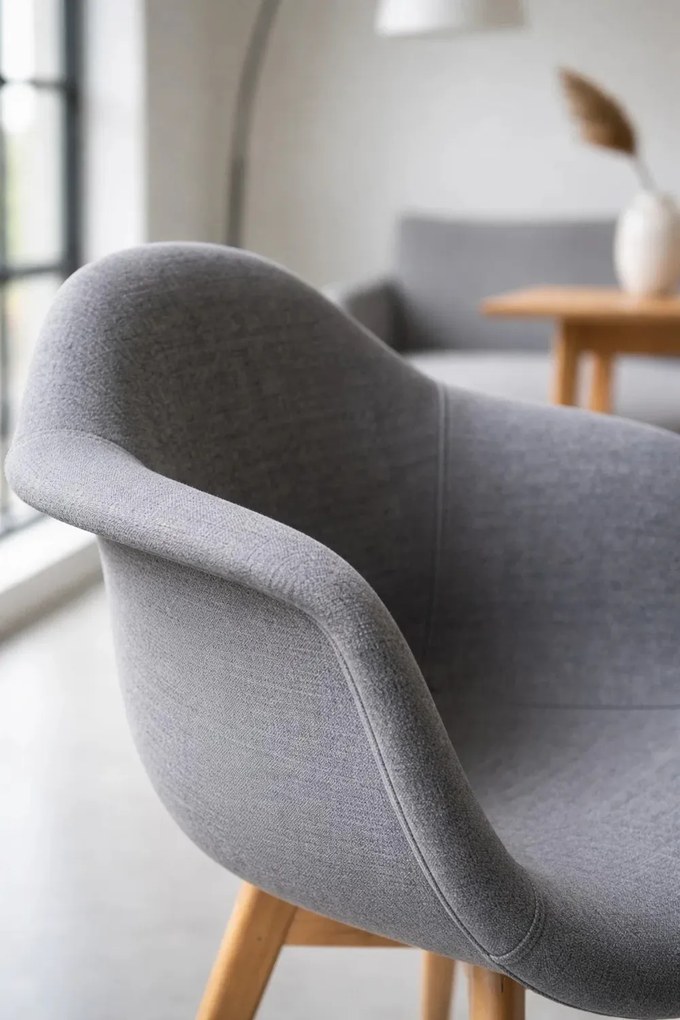 Krzeso z tkaniny Belu