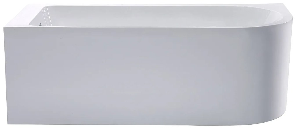 Wanna narożna - 201L - 150 x 75 x 58 cm - Biała - Lewy narożnik - ANIKA