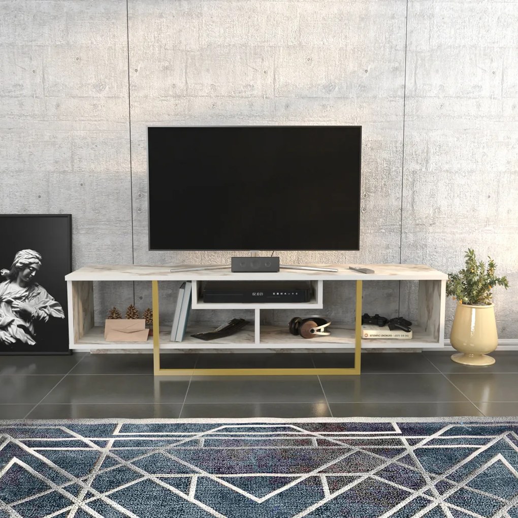 Stolik TV Asal Gold