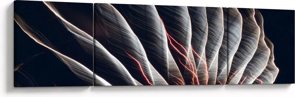 Obraz - Wyładowanie świetlne (170x50 cm)