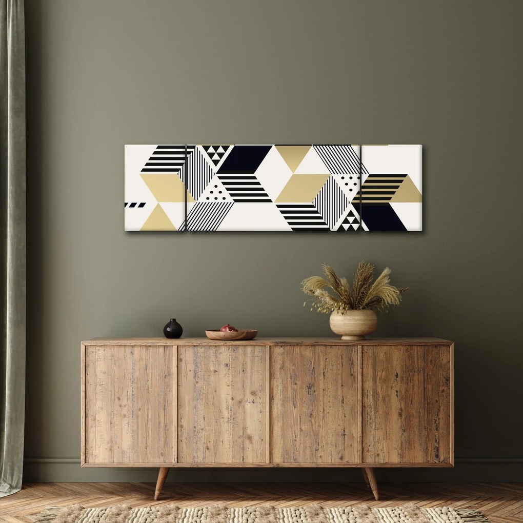 Obraz - Kształty geometryczne N⁰1 (170x50 cm)