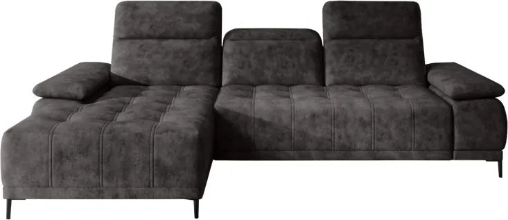 Narożnik FOCUS S z elektryczną regulacją siedziska w tkaninie Promocyjnej SALVADOR 16 WERSAL