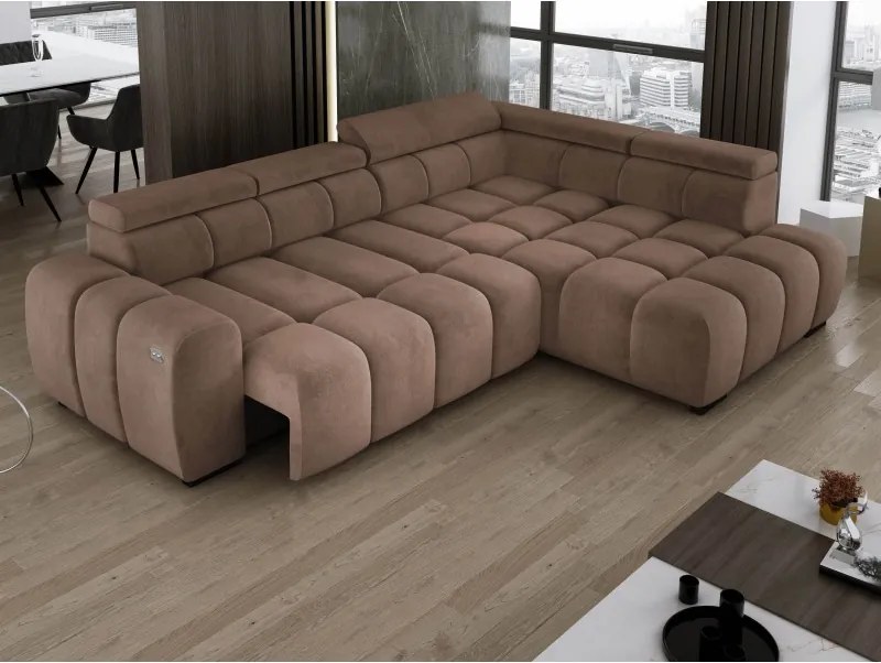 Narożnik BULL L Prawostronny z Elektryczną Regulacją SALVADOR 03 WERSAL