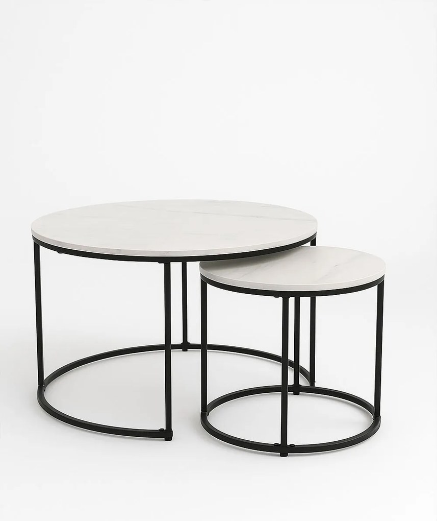 Zestaw 2 stolików Renty Center