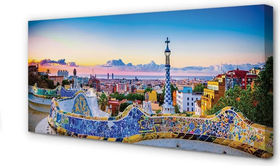 Obraz na płótnie Słoneczna Panorama Hiszpanii