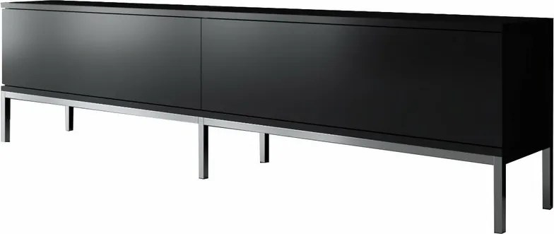 Stolik pod telewizor Lord Black and Silver