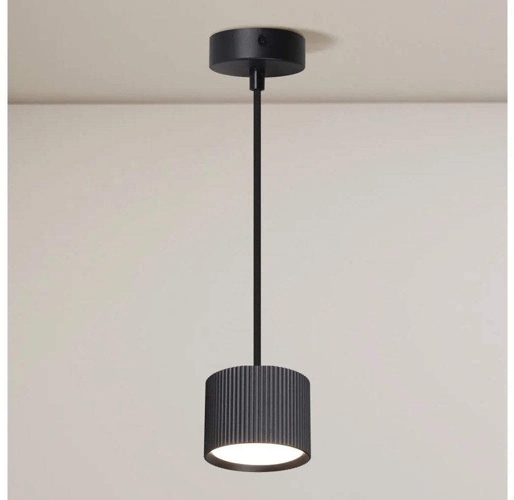 Brilagi - LED Żyrandol na lince STRIPY 1xGX53/15W/230V czarny