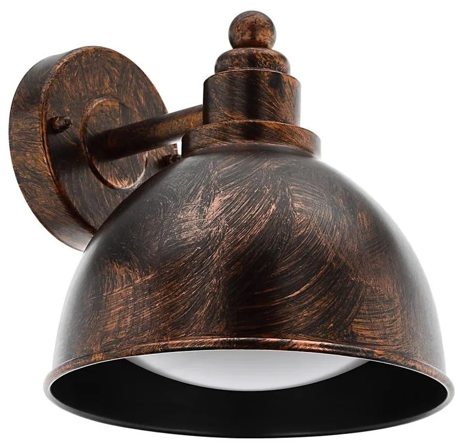 Eglo 33144 - Kinkiet zewnętrzny AIROLA 1xE27/40W/230V IP44 brąz