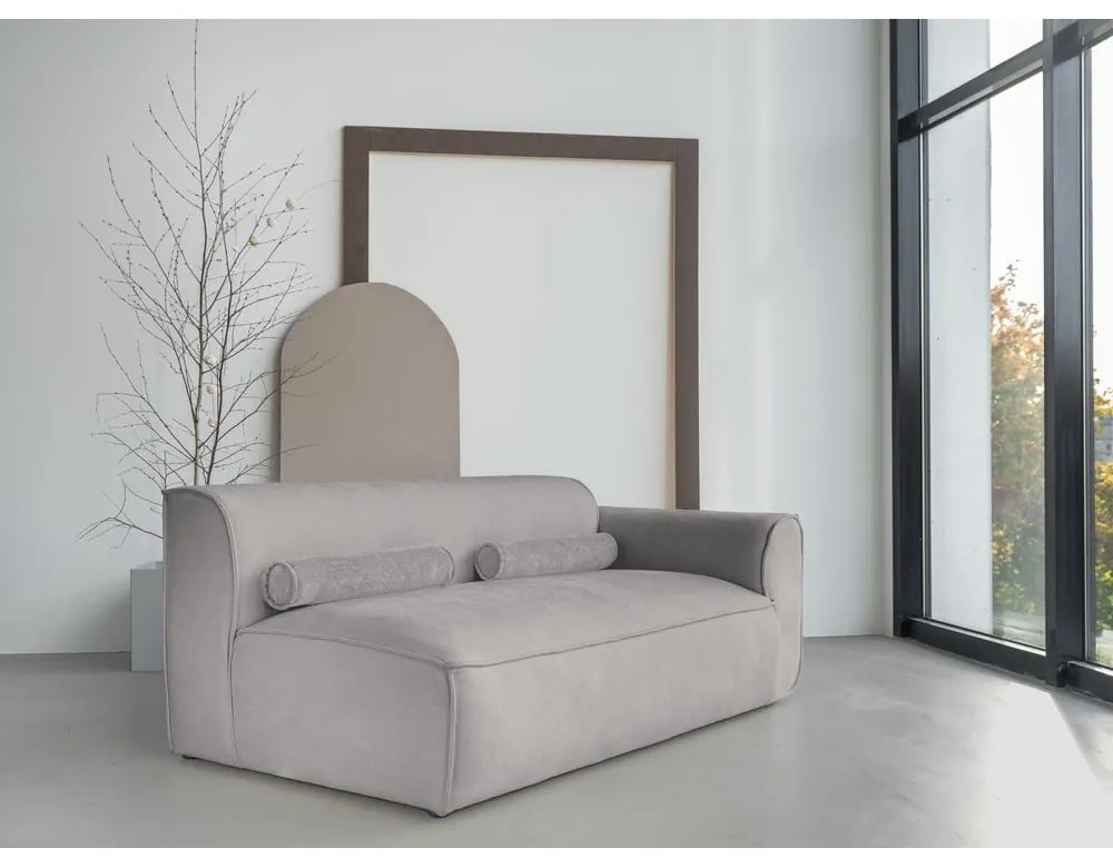 Jasnoszary moduł sofy (prawostronny) Flex Felix – Miuform