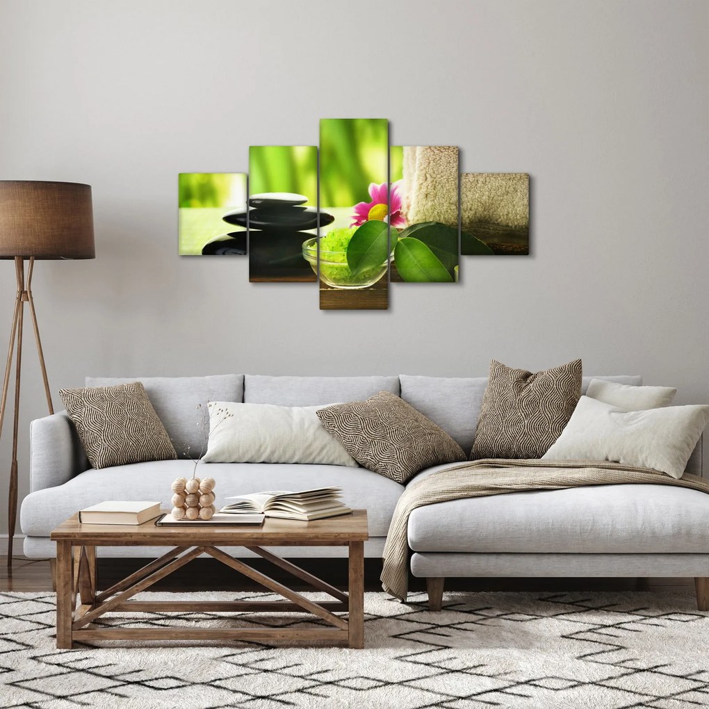 Obraz narzędzi do masażu (125x70 cm)